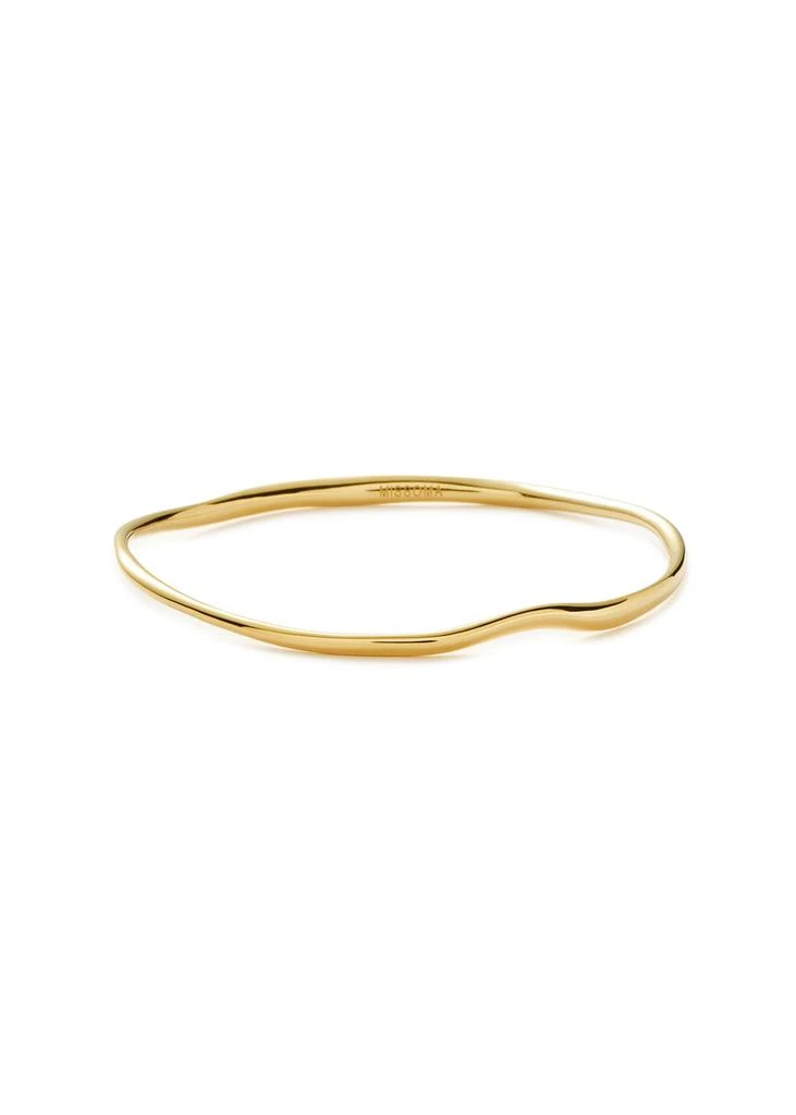 Missoma Molten Ripple 18kt gold vermeil bangle