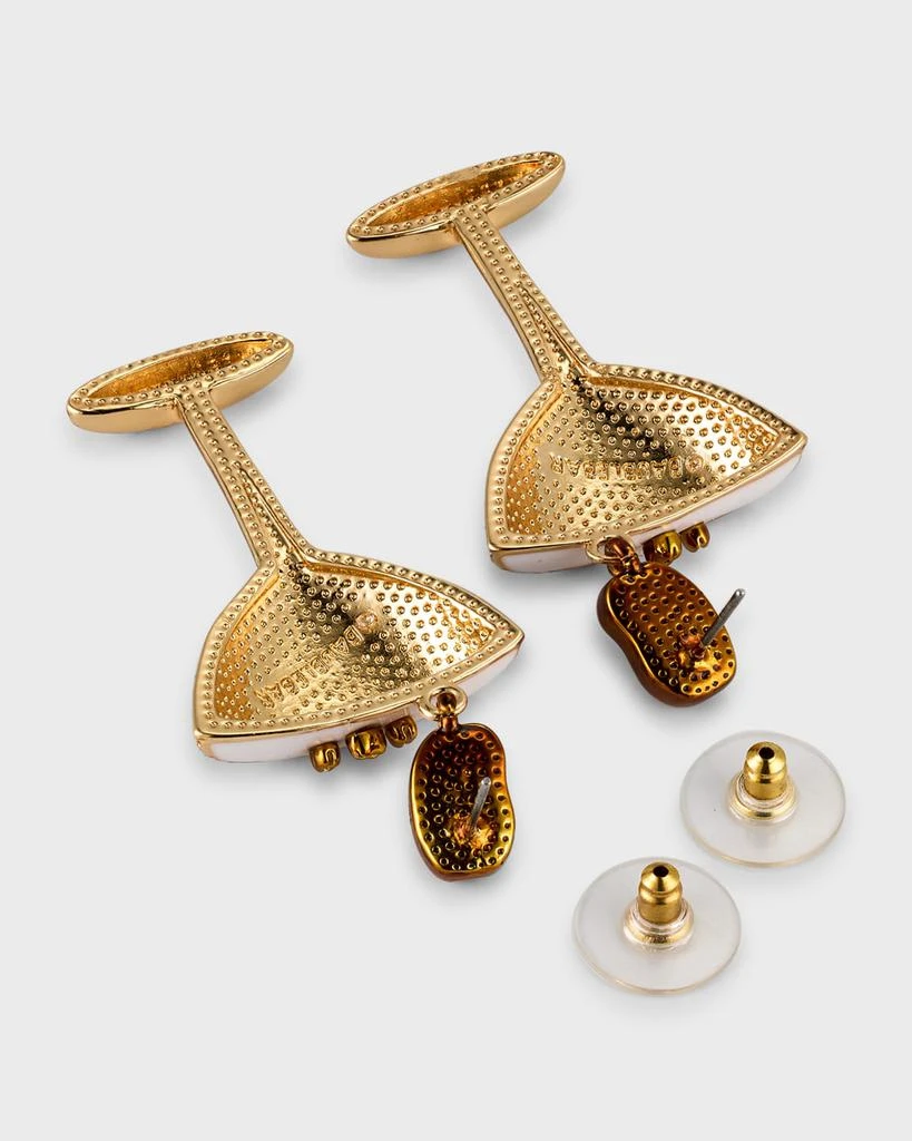 BaubleBar Espresso Yourself Crystal Cocktail Earrings 4