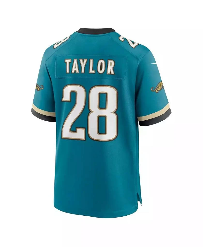 NIKE Men's Fred Taylor Teal Jacksonville Jaguars Prowler Throwback Retired Player Game Jersey 3