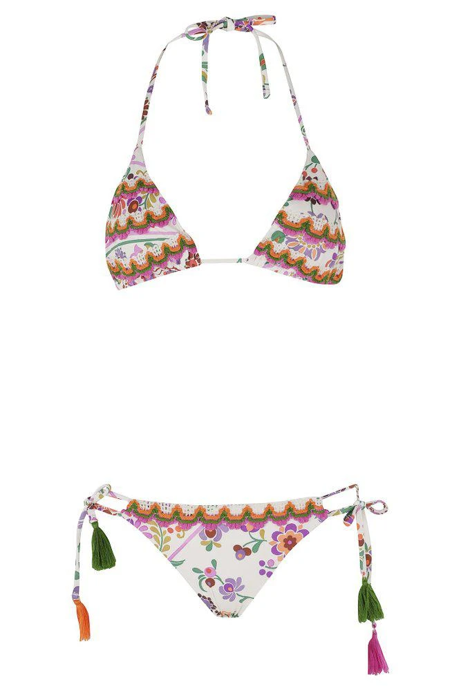 MISS BIKINI Miss Bikini Tassel Triangle Bikini Set