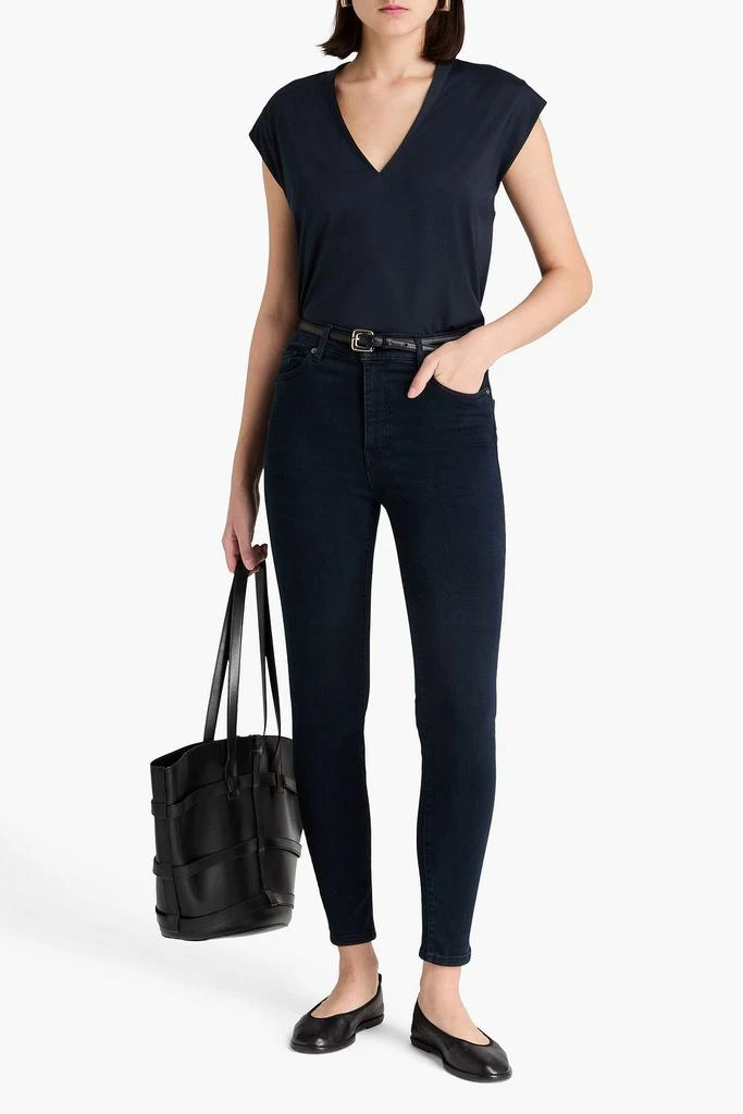 FRAME Le Mid Rise cotton-jersey T-shirt 2