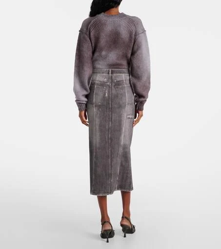 Acne Studios Denim midi skirt 3