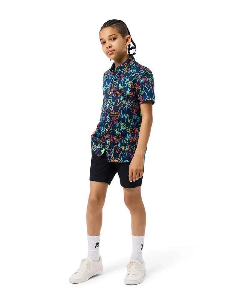 Psycho Bunny Boys' Barrett All Over Print Shirt - Little Kid, Big Kid 2