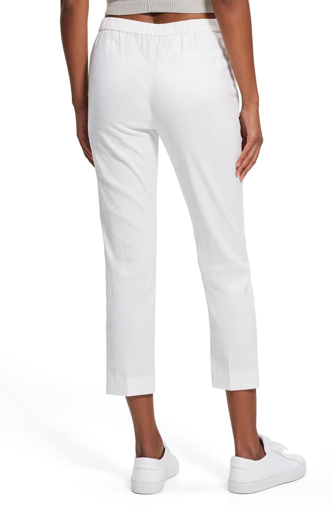 Theory Treeca Linen Blend Pull-On Pants