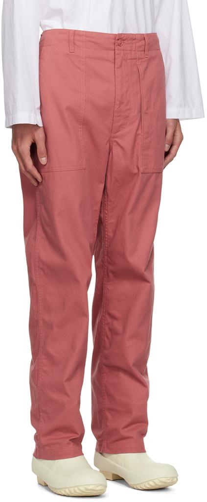 Engineered Garments Pink Fatigue Trousers