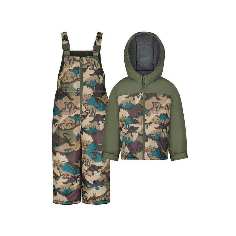 Carter's Toddler Boys Dino and Camo Snowsuit 1