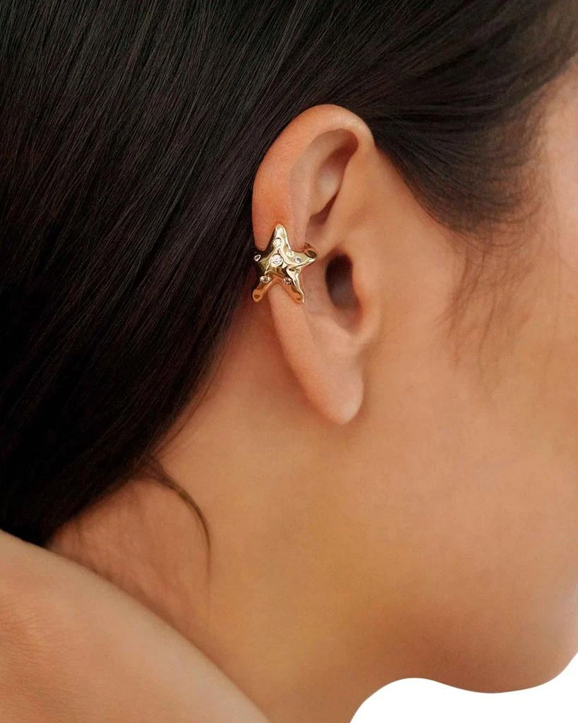 Ettika Jewelry Pavé Starfish Luxe Ear Cuff 2