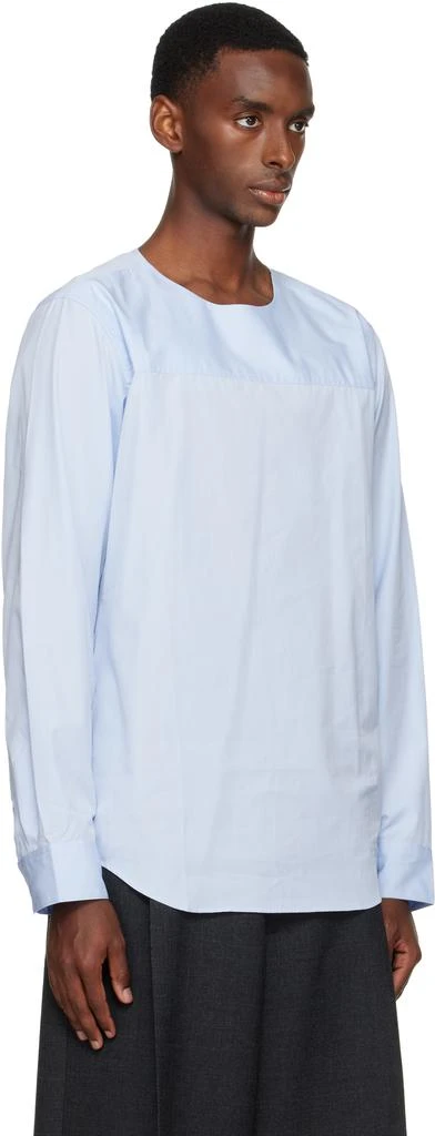 Dries Van Noten Blue Paneled Shirt 2