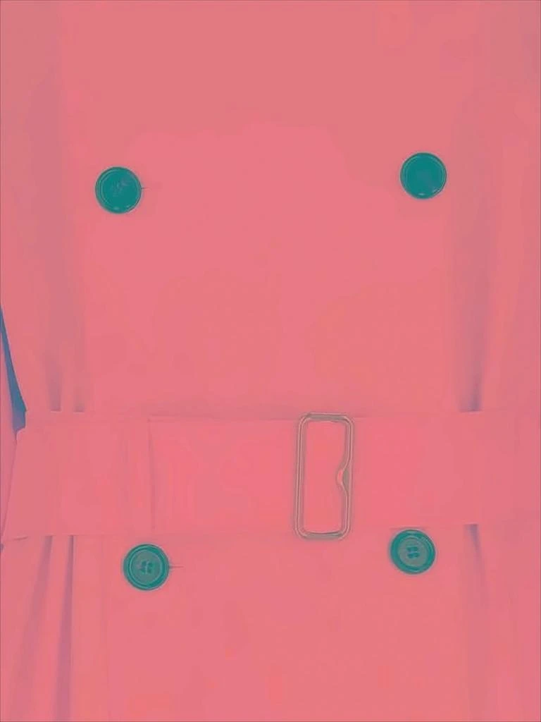 Burberry Double-Breasted Cotton Trench Coat with Belted Waist 3