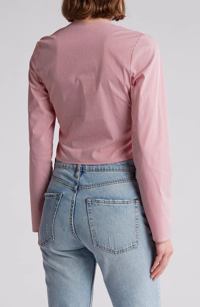 Freshman Asymmetric Ruffle Cotton Top 2
