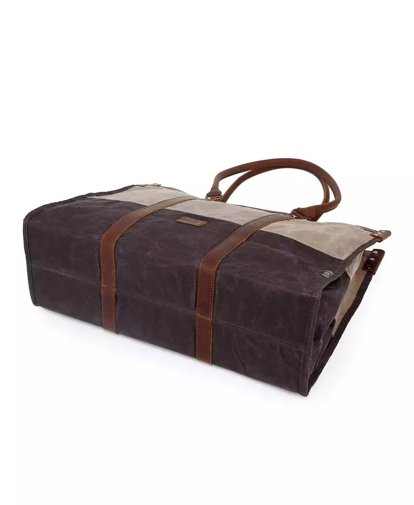 TSD BRAND Stone Creek Waxed Canvas Tote Bag 6