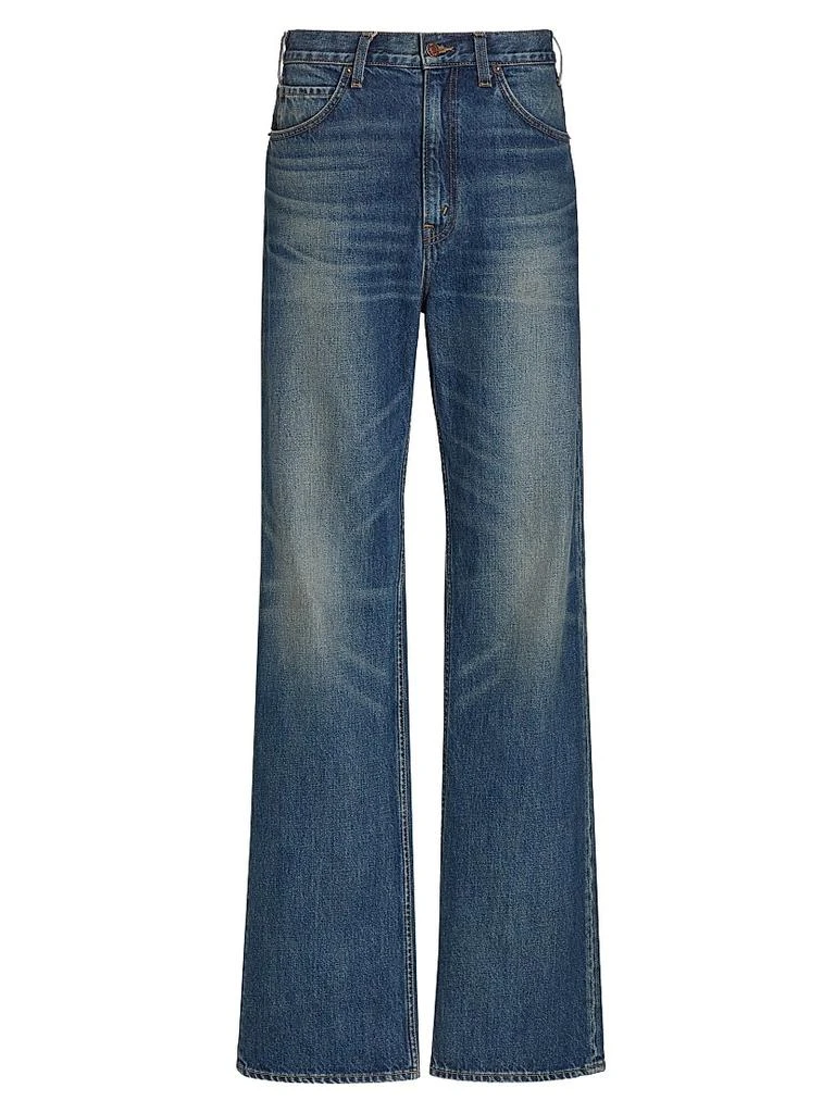 Nili Lotan Mitchell High-Rise Straight-Leg Jeans 1