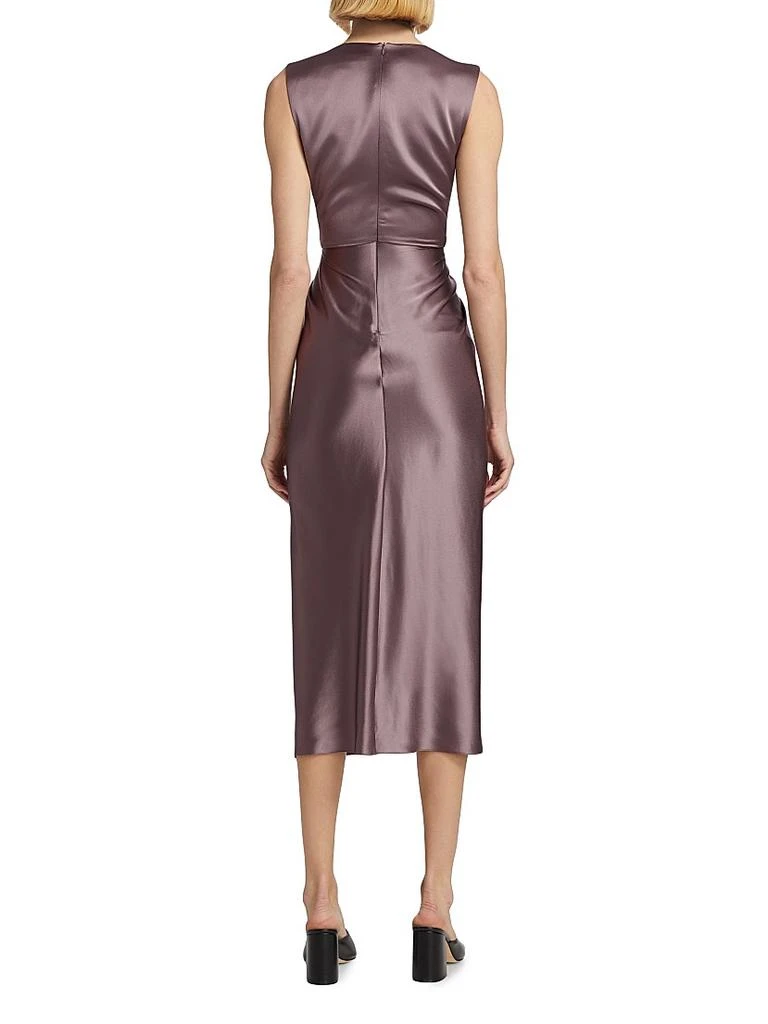 PRABAL GURUNG Lily Twist Front Midi-Dress 5