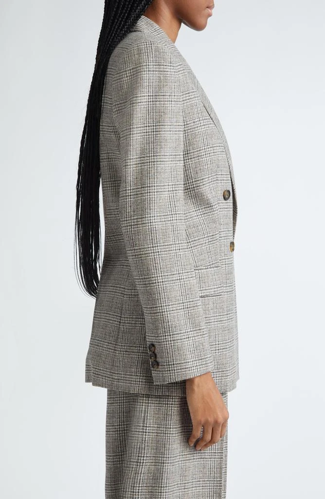 Vince Glen Plaid Double Breasted Blazer 4