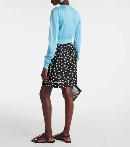 Dolce
Gabbana Capri cropped silk cardigan 3
