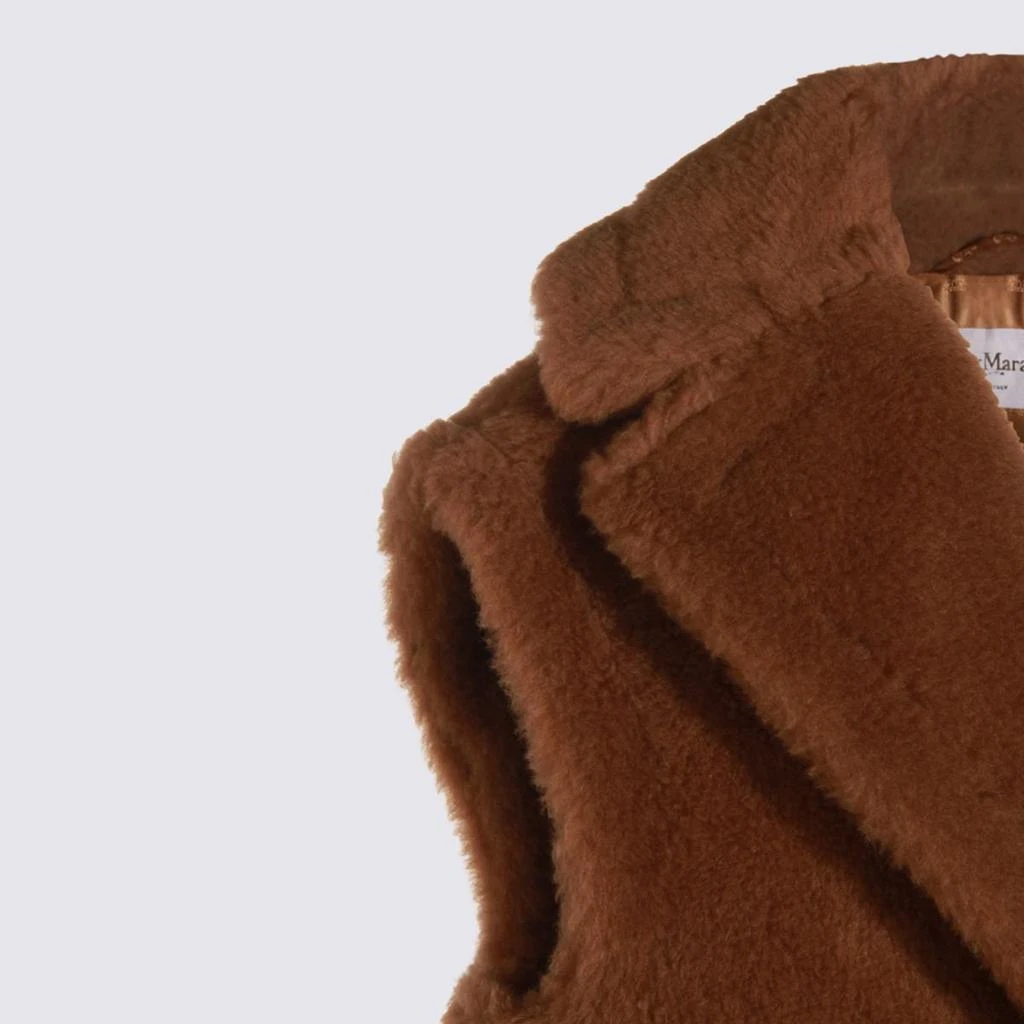 Max Mara Max Mara Bread1234 Double-Breasted Teddy Gilet 4