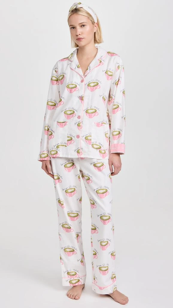 PJ Salvage Flannel PJ Set 6