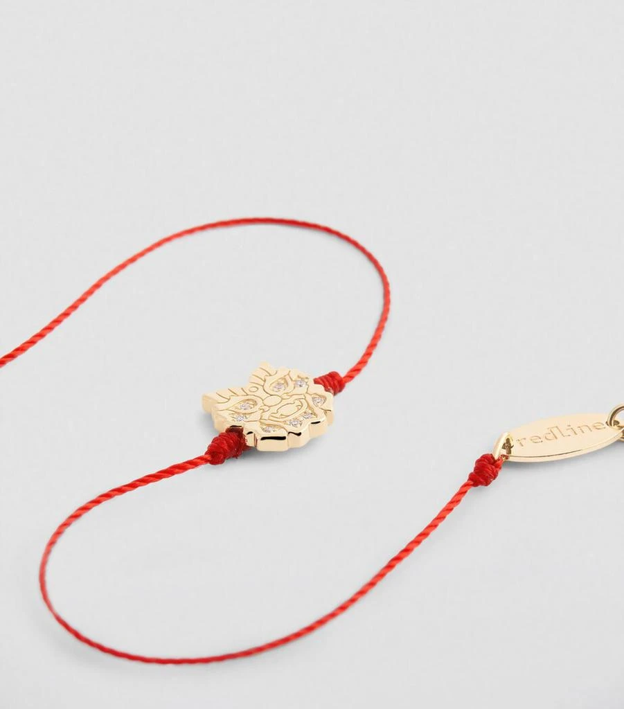 Redline Yellow Gold and Diamond Lucky Dragon Bracelet 5