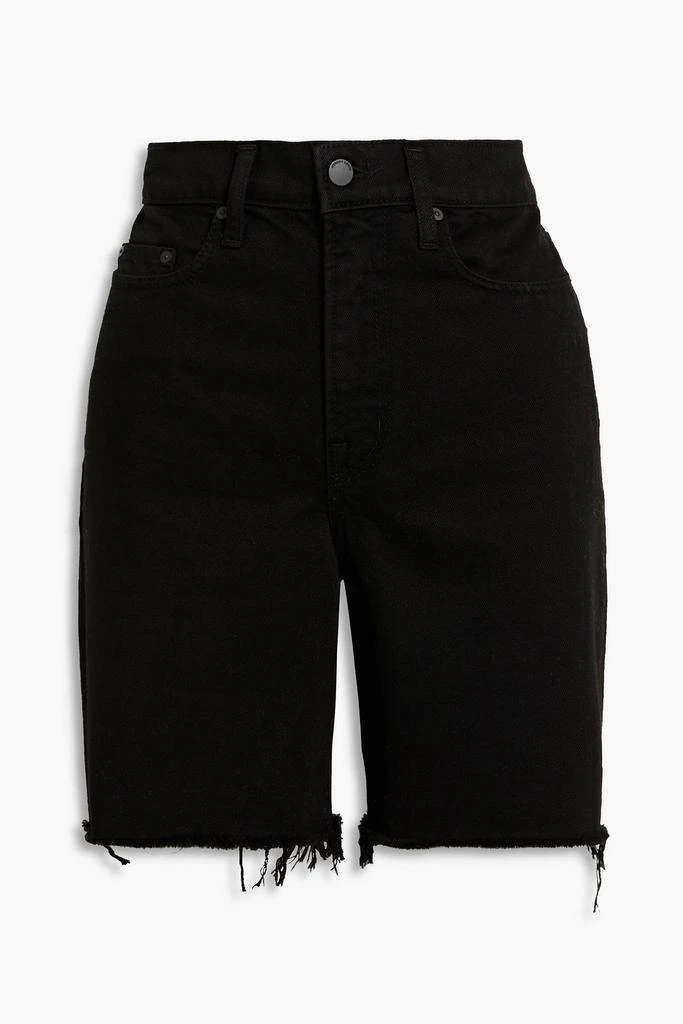 Nobody Denim Tyler frayed denim shorts 1