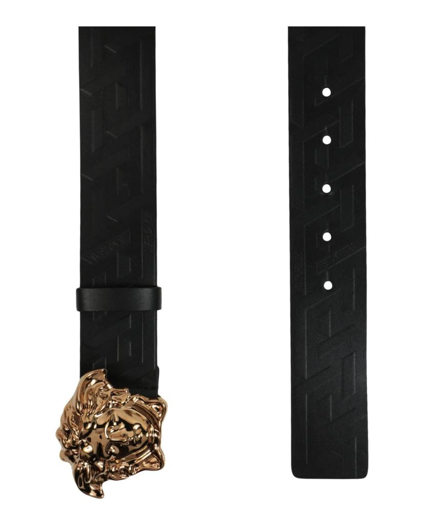 Versace La Medusa Greca Leather Belt 2