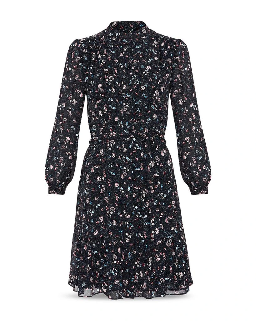 HOBBS LONDON Pearl Printed Tie Waist Dress 7