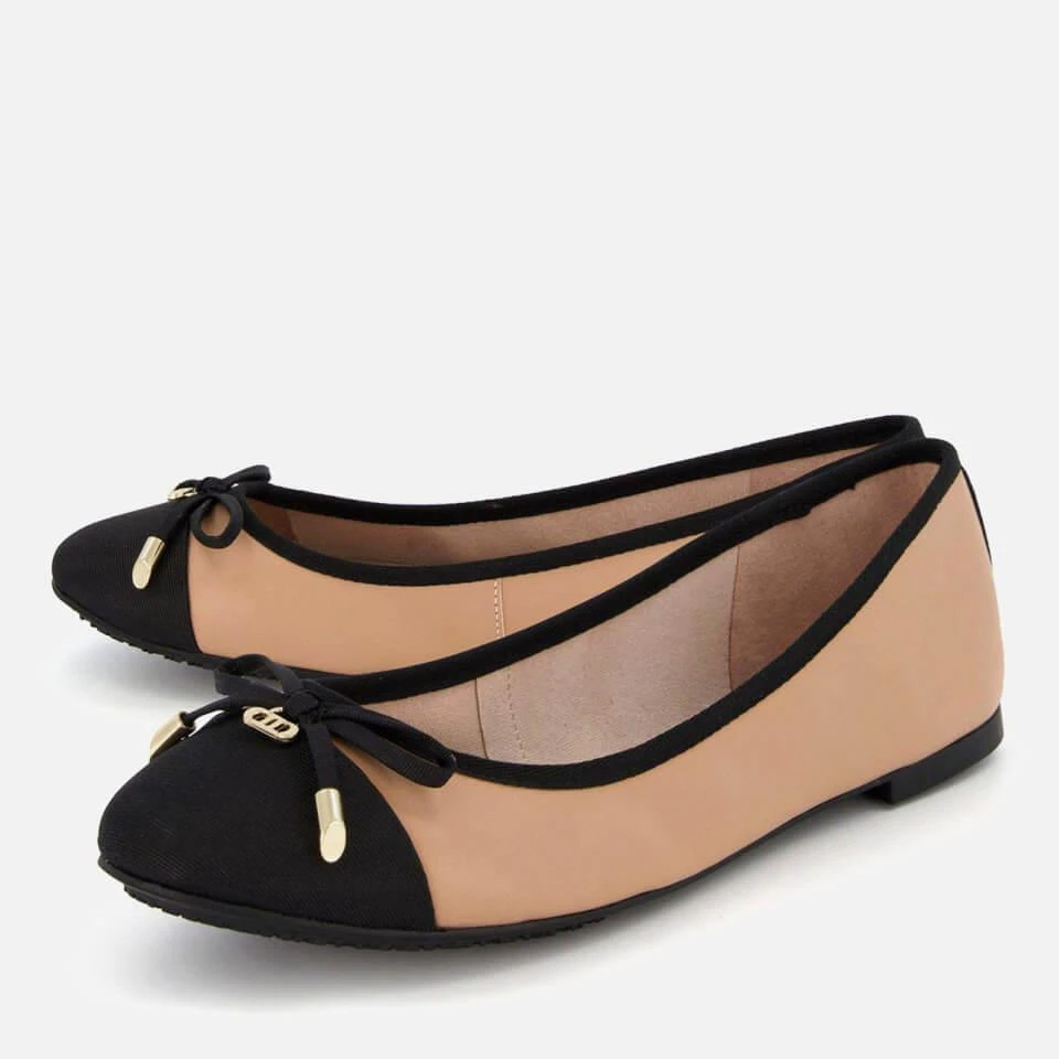 Dune DUNE LONDON WOMEN'S HARTLYN LEATHER BALLET FLATS 3