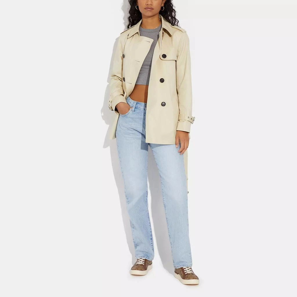 Coach Solid Short Trench 3