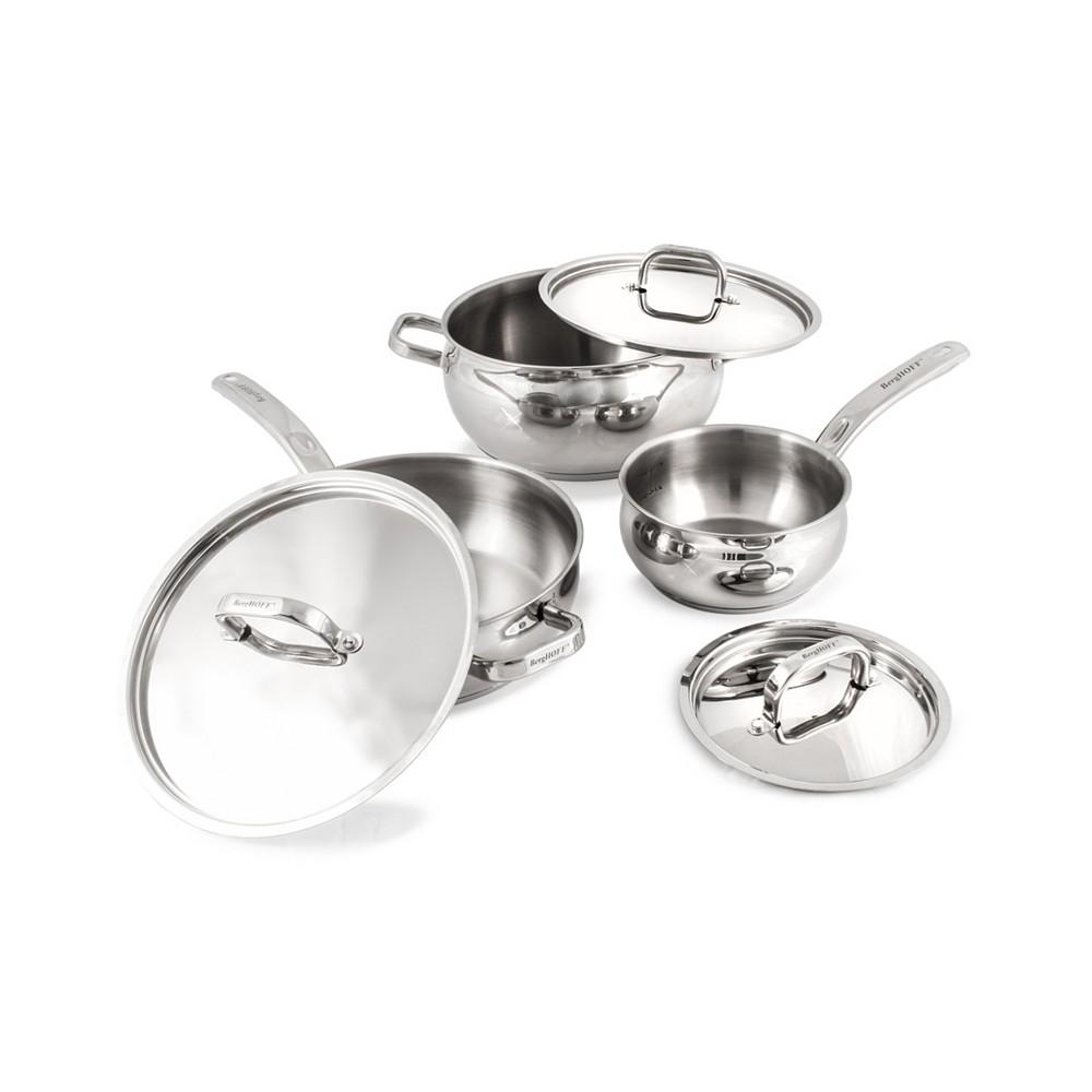 BergHOFF Belly 18/10 Stainless Steel 6 Piece Starter Cookware Set