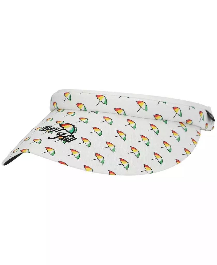 IMPERIAL Men's White Bay Hill Allover Umbrella Visor