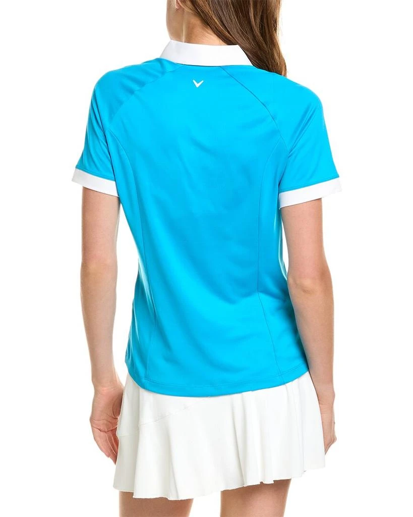 Callaway V-Placket Colorblock Polo Shirt 2