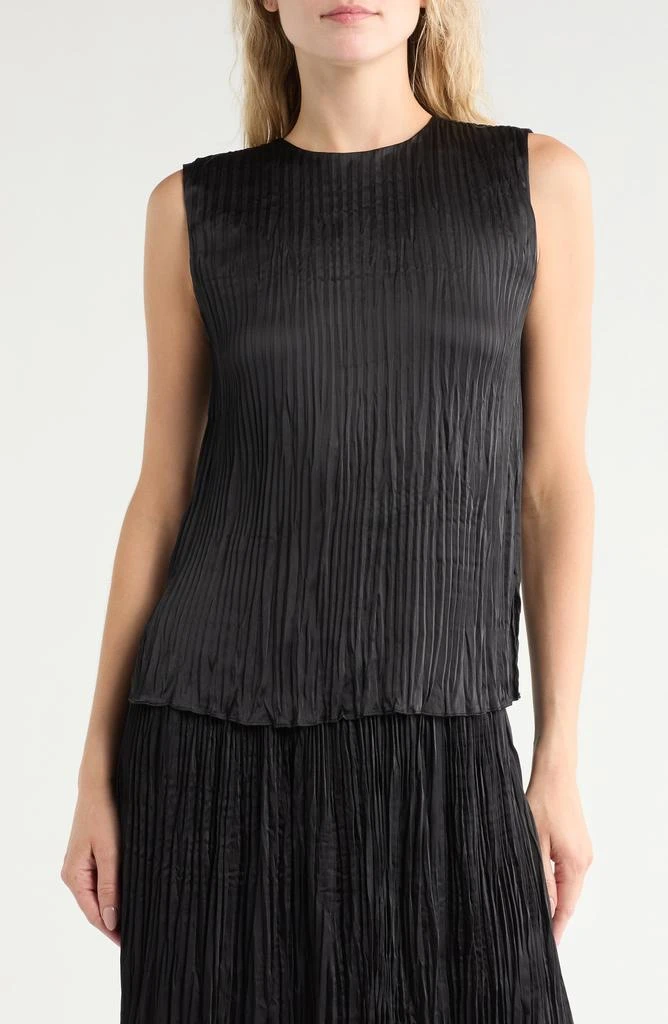 Vince Crushed Satin Shell 1