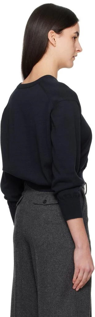 Nothing Written Navy Pipley V-Neck Sweater 3