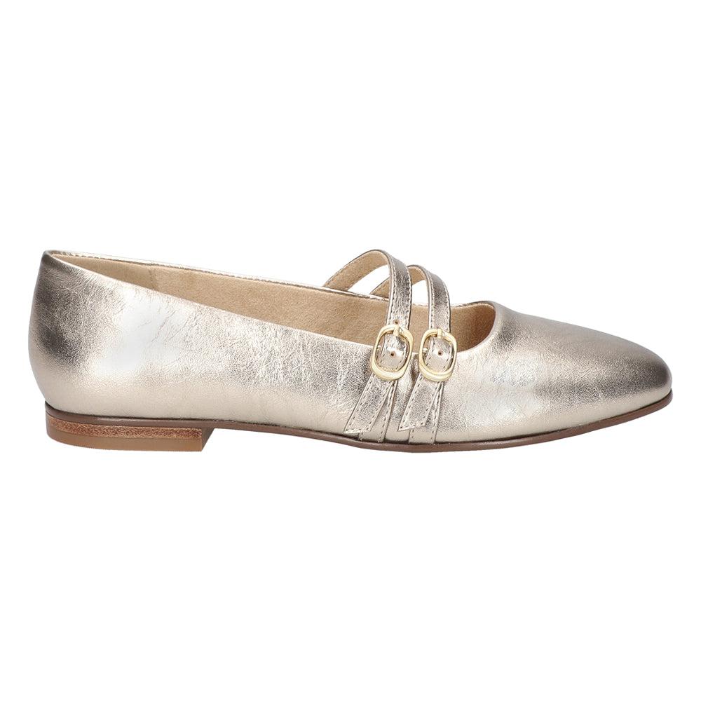 Bella Vita Davenport Metallic Mary Jane Flats