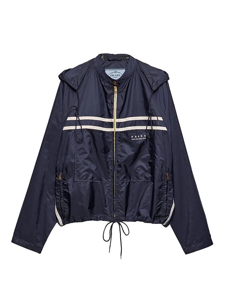 Prada Re-Nylon Convertible Cropped Down Jacket - Jackets
