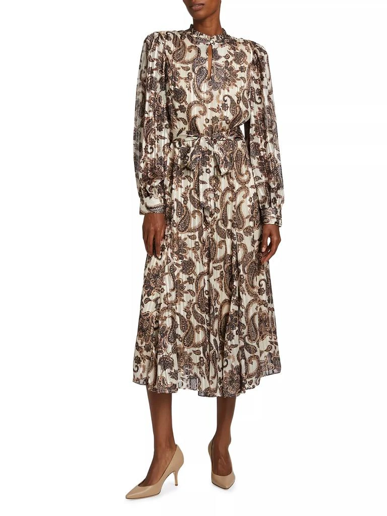 Tahari Janice Paisley Fit & Flare Midi-Dress 3