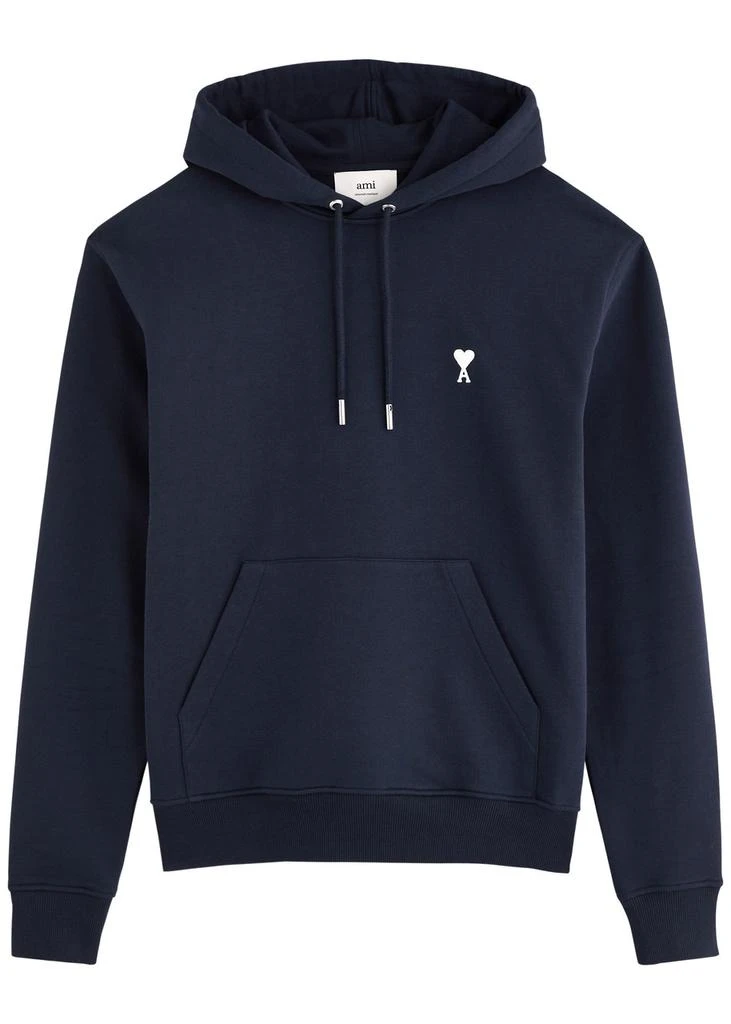 AMI Logo hooded cotton sweatshirt  1