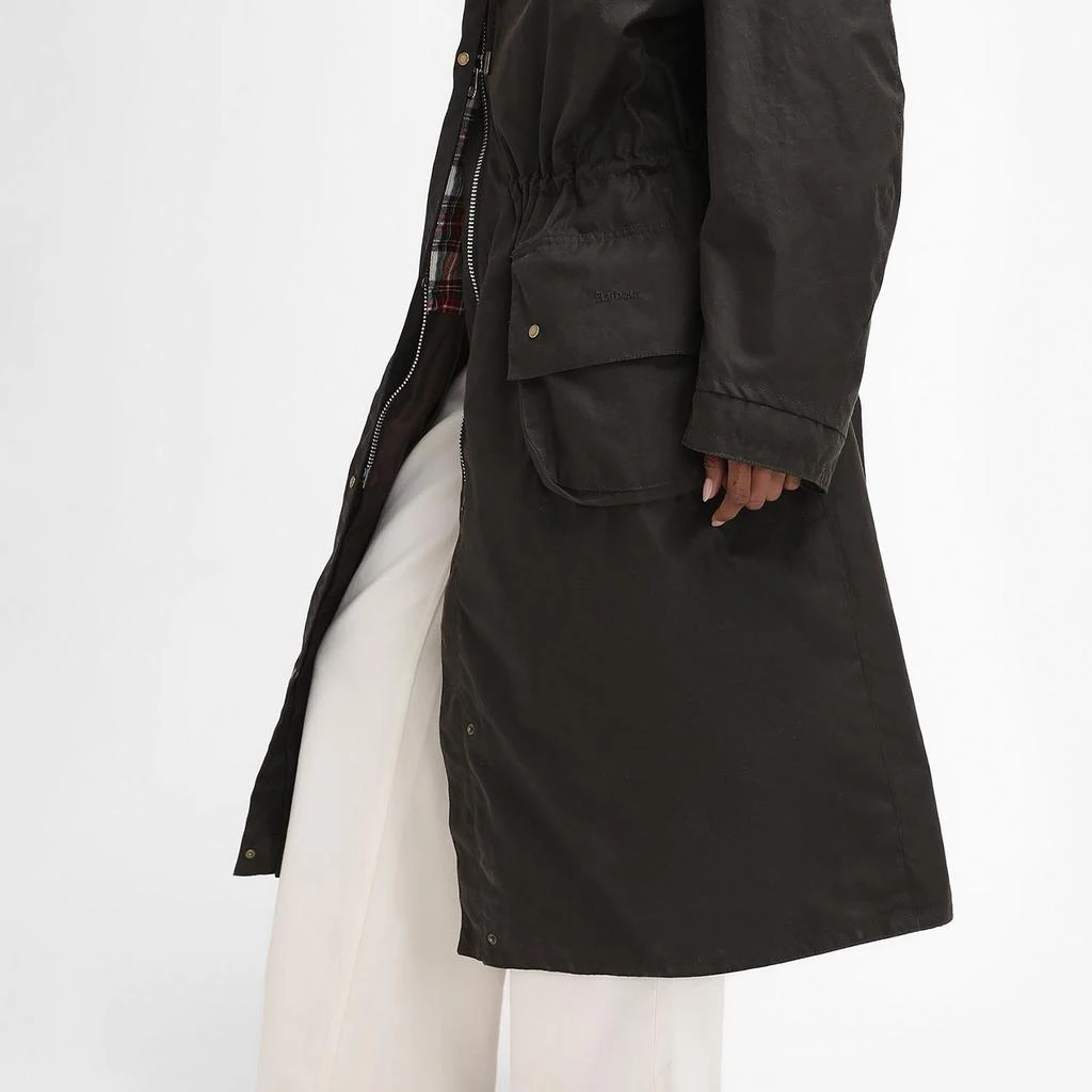 Barbour Barbour x The Edit by Alexa Chung Liam Waxed Cotton Jacket 4