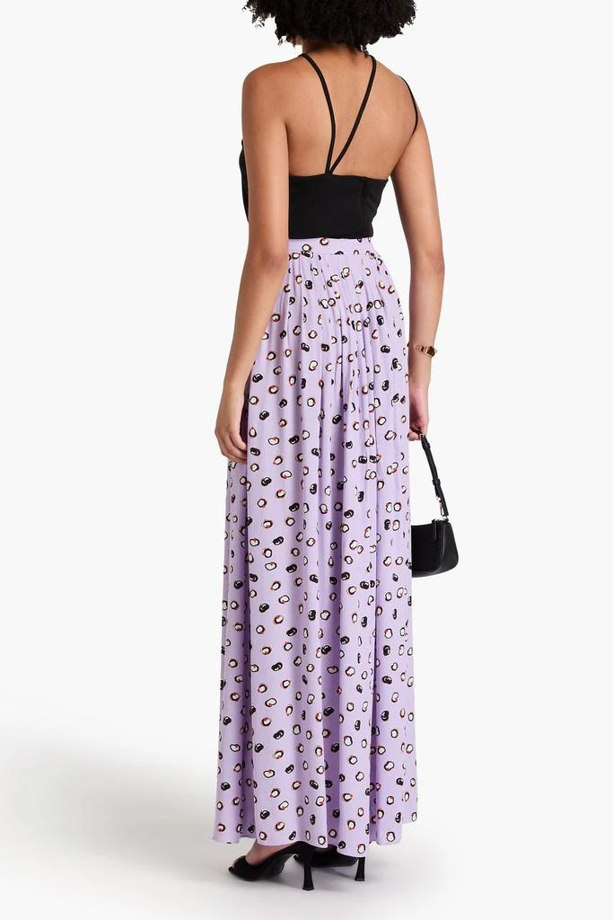 Diane von Furstenberg Chiara printed crepe maxi skirt 3