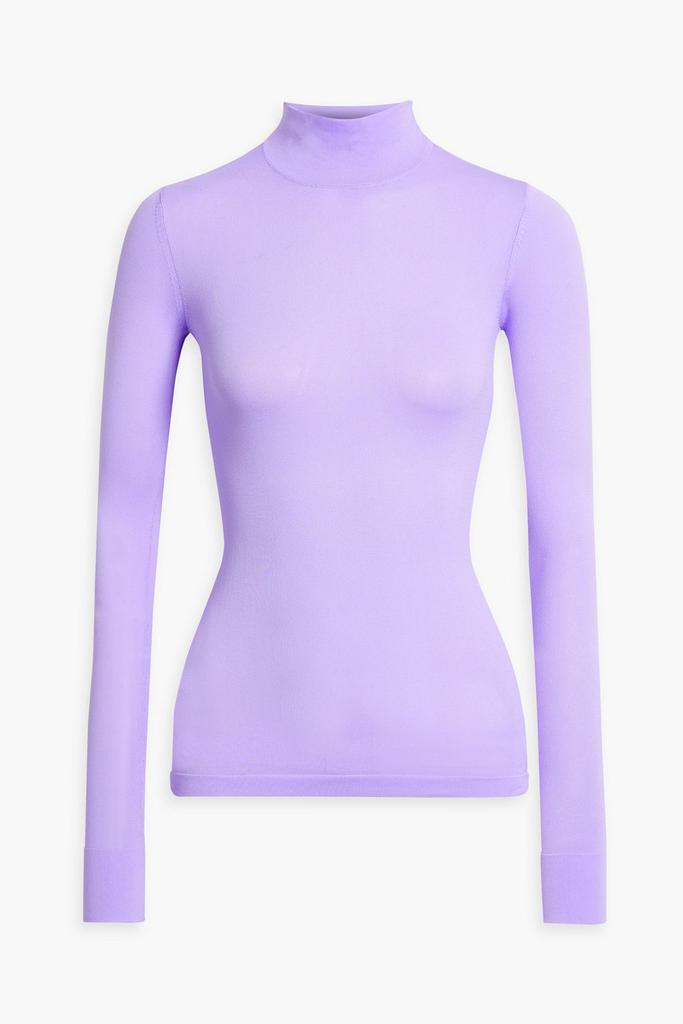 LES RÊVERIES Stretch-knit turtleneck top