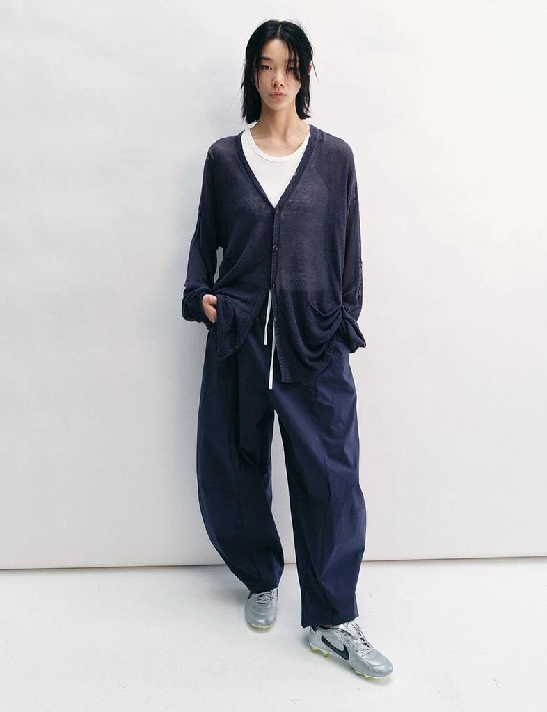 Pixie Market Navy Barrel Parachute Pants -PREORDER 5