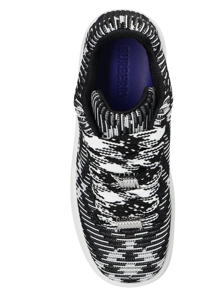 Burberry Burberry Check Knit Low-Top Sneakers 4