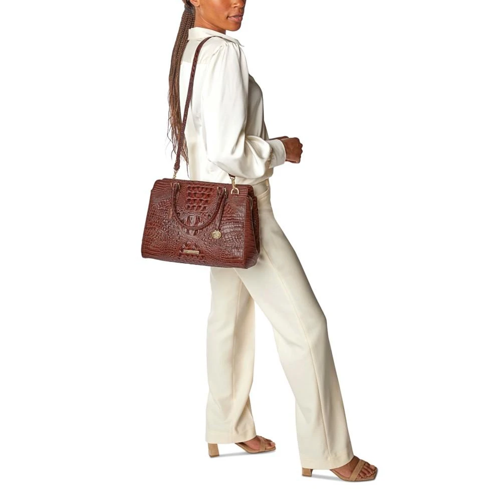 Brahmin Finley Leather Satchel 7