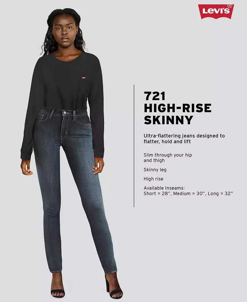 Levi's Women's 721 High-Rise Stretch Skinny Jeans 5