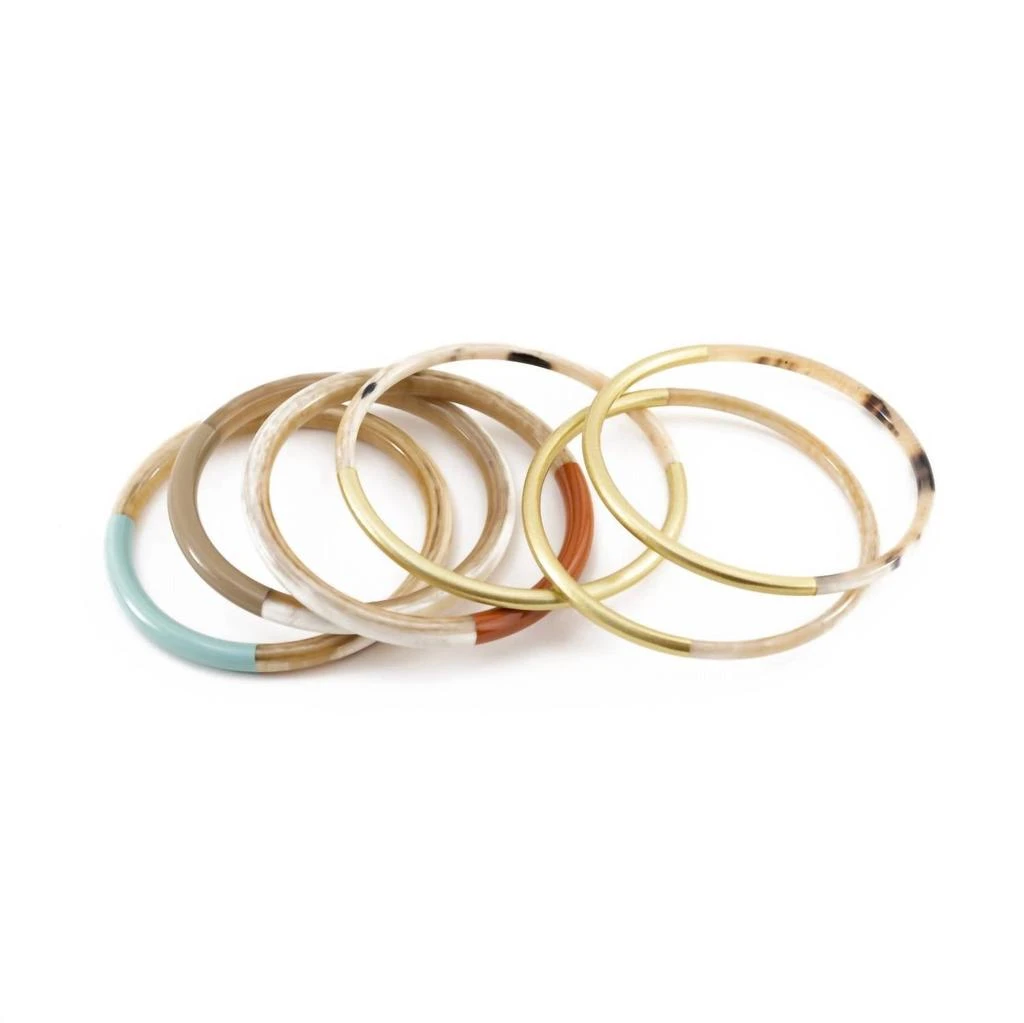 Sunshine Tienda Sunshine Tienda - Women
s Autumn Metallic Bangle Set