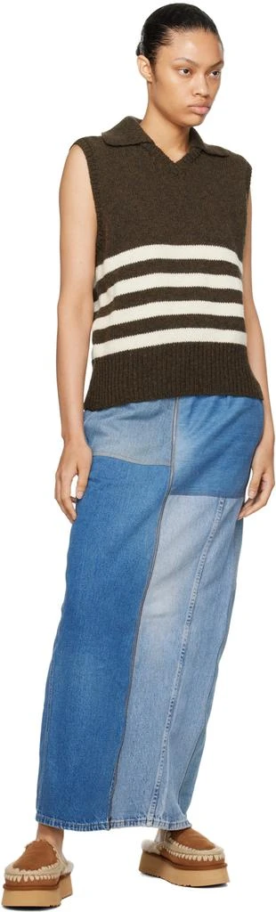 Mou SSENSE Exclusive Brown Slippers 5