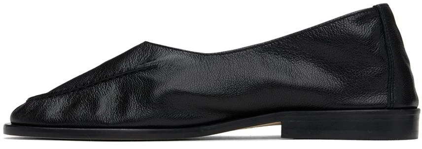 Hereu Black Juliol Winter Supple Shiny Ballerina Flats 3