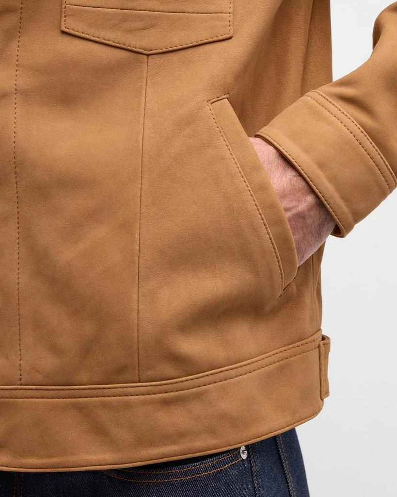 Paige Men's Pedro Soft Lamb Suede Jacket 7
