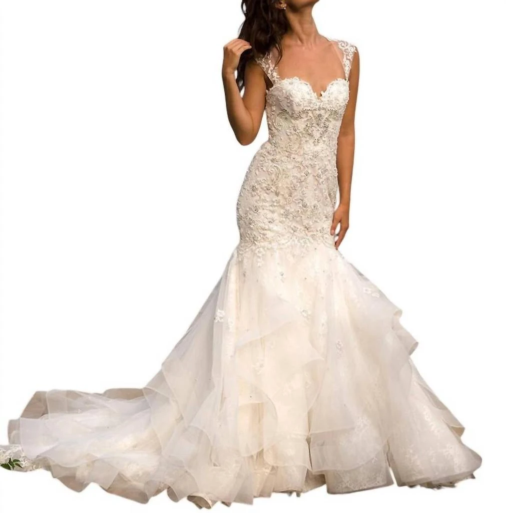 chinese dress ladies Sample Eve of Milady 1674XS-GOWN Wedding Dress
