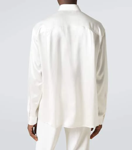 Dolce 
Gabbana Silk satin tuxedo shirt 4