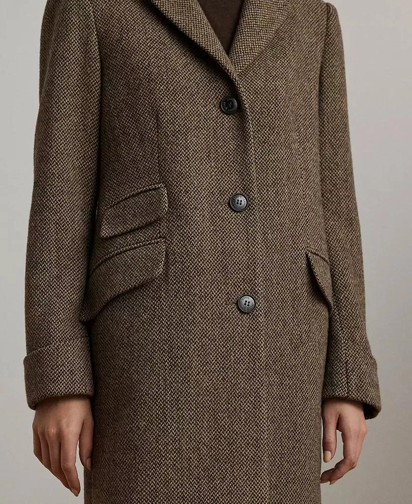 Ralph Lauren Petite Notched-Collar Walker Coat 4